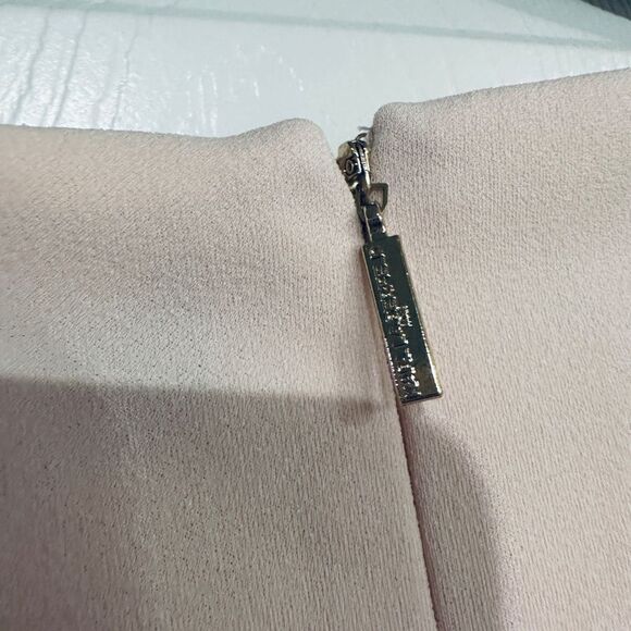 Karl Lagerfeld Paris Women's Tulip Sleeve Crepe Dress - Picture 6 of 11